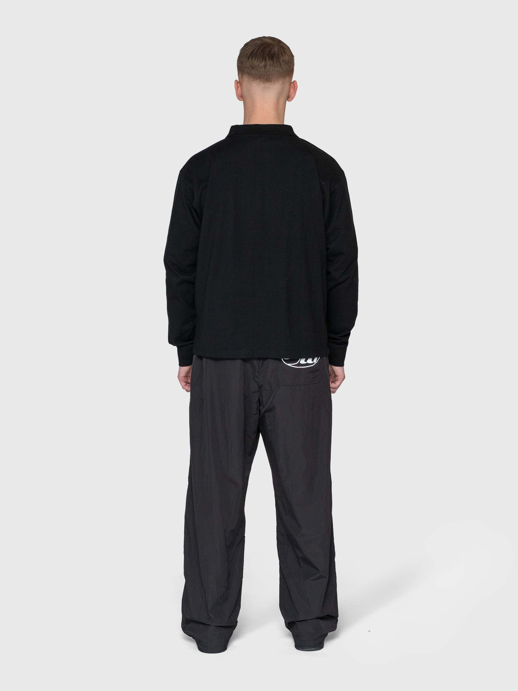 AW Baggy Track Pants - Black/White