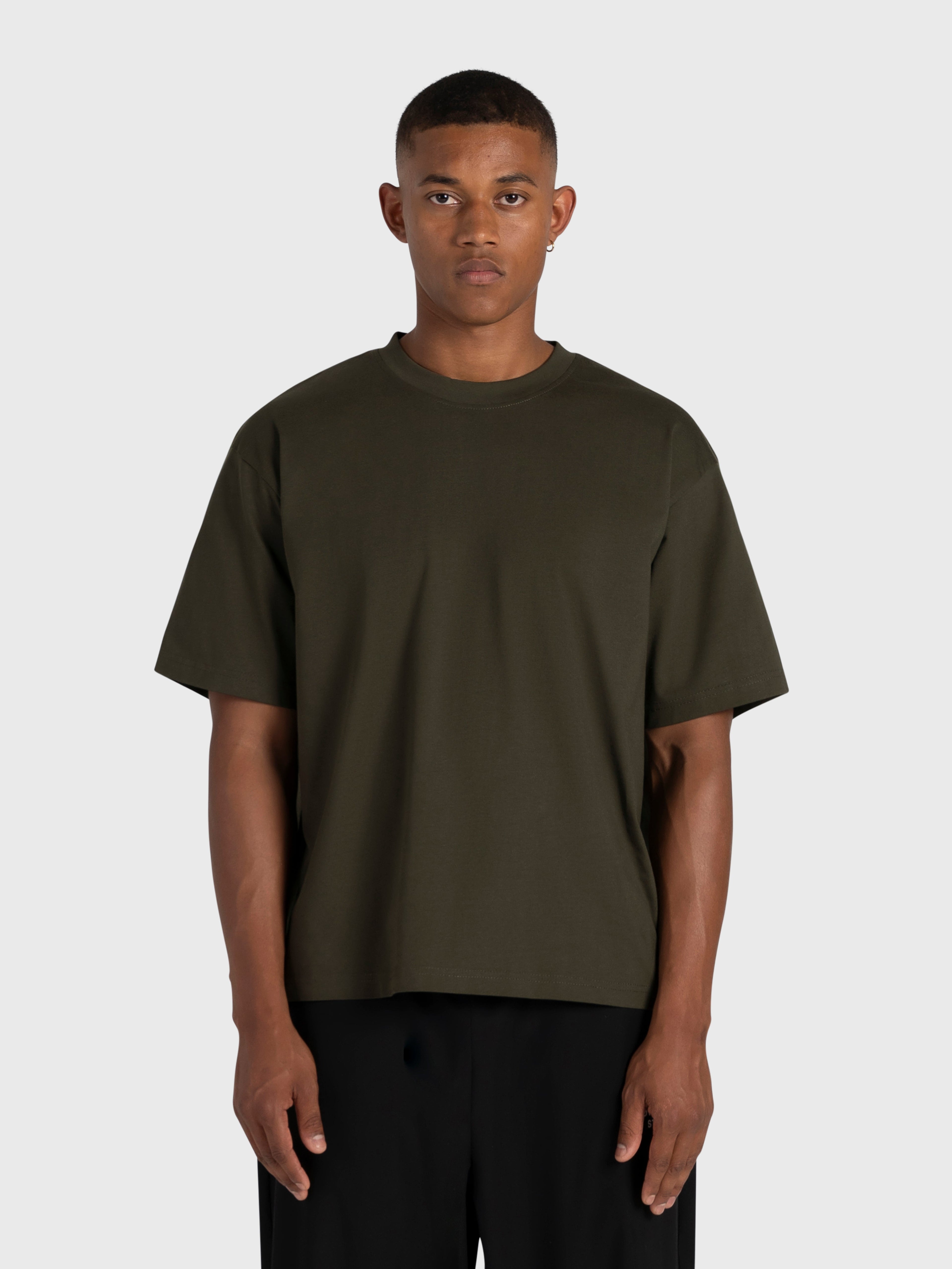 Confidence V2 Box Tee - Army/Army