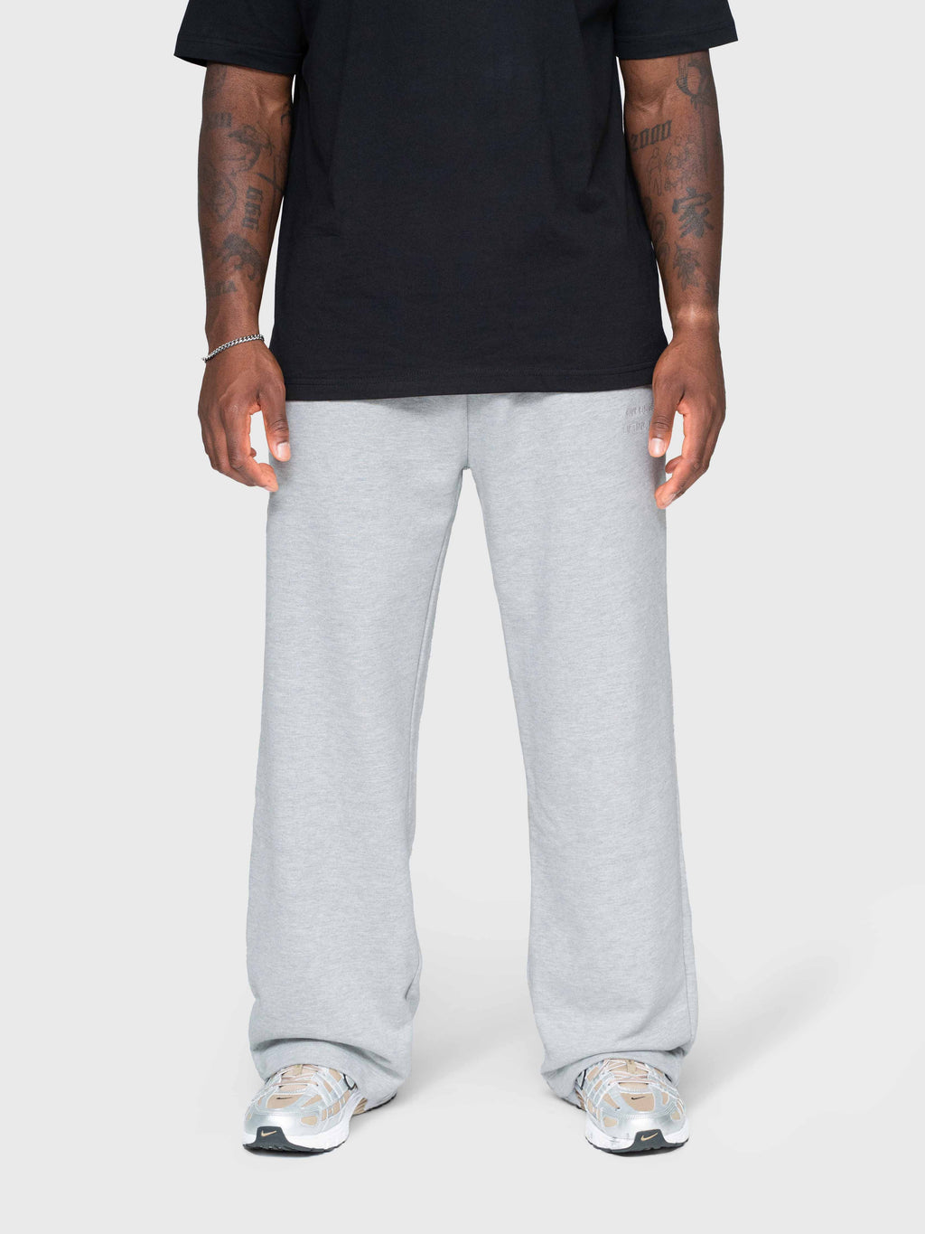 Heavyweight Sweatpants - Melange Grey
