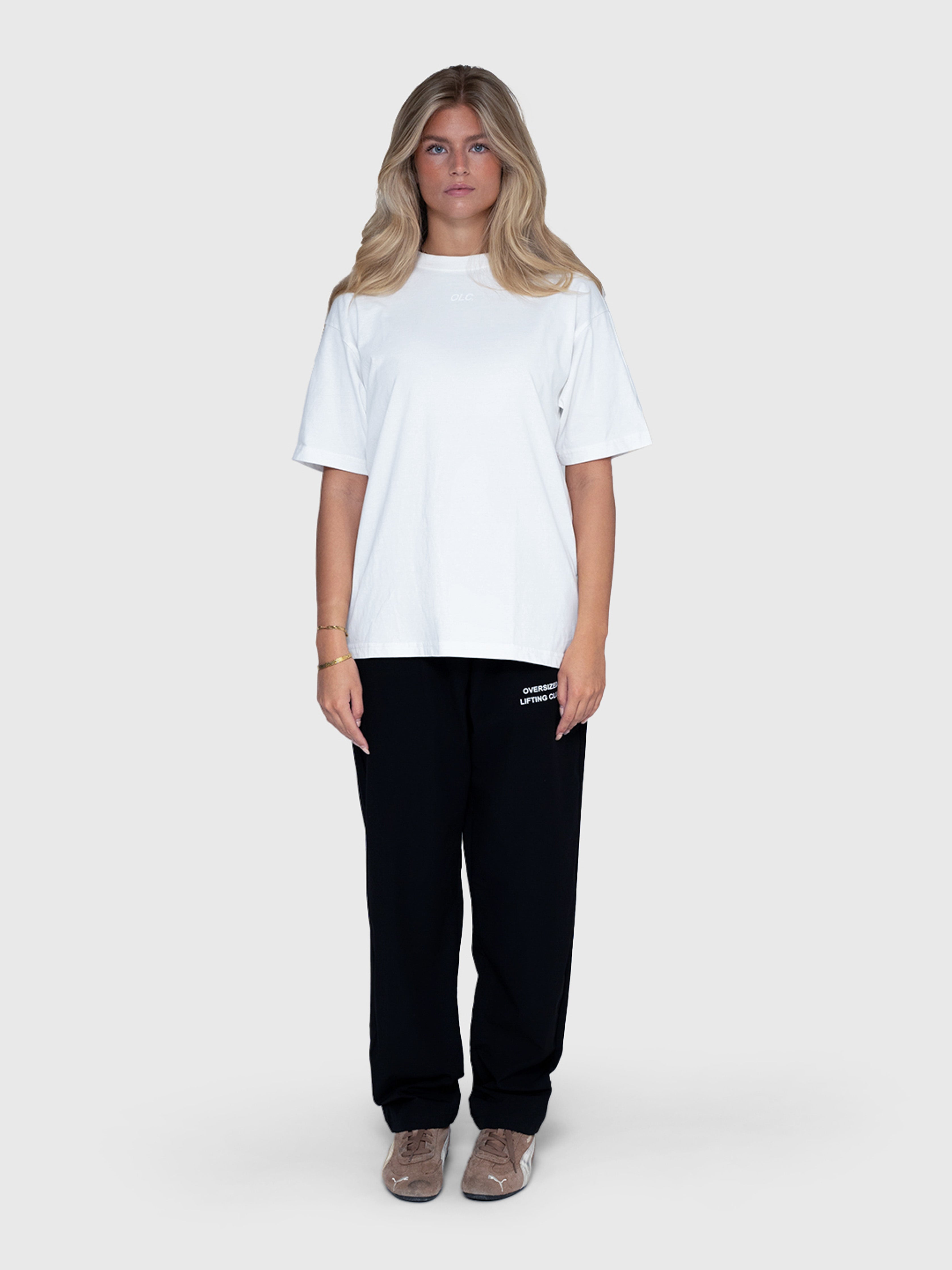 Logo Box Tee - White/Black