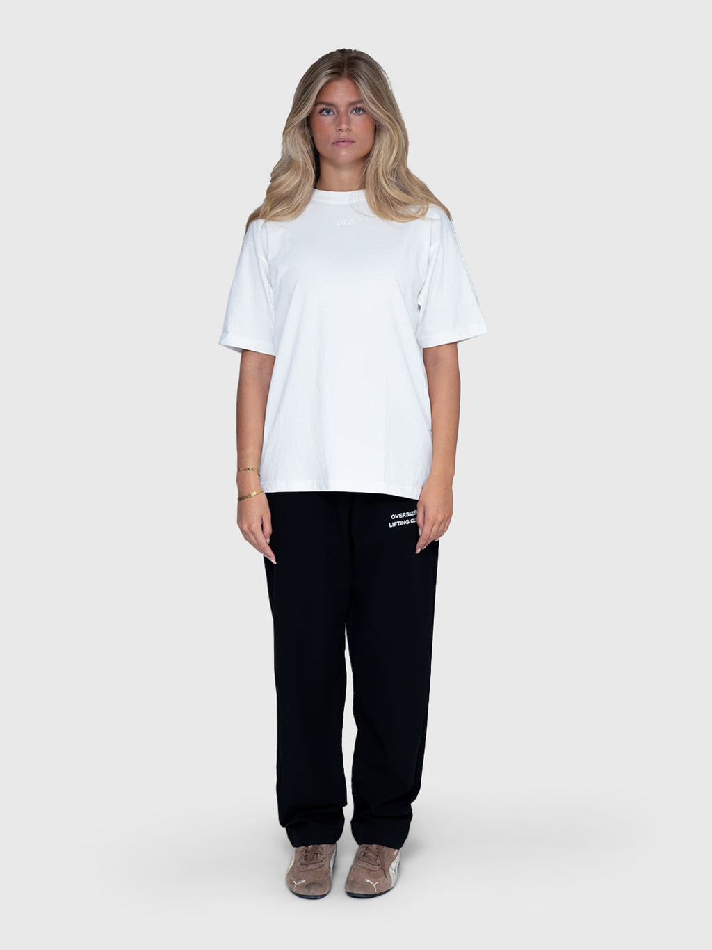 Confidence Box Tee - White/Pink