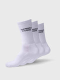 3-Pack Confidence V2 Socks - White/Black