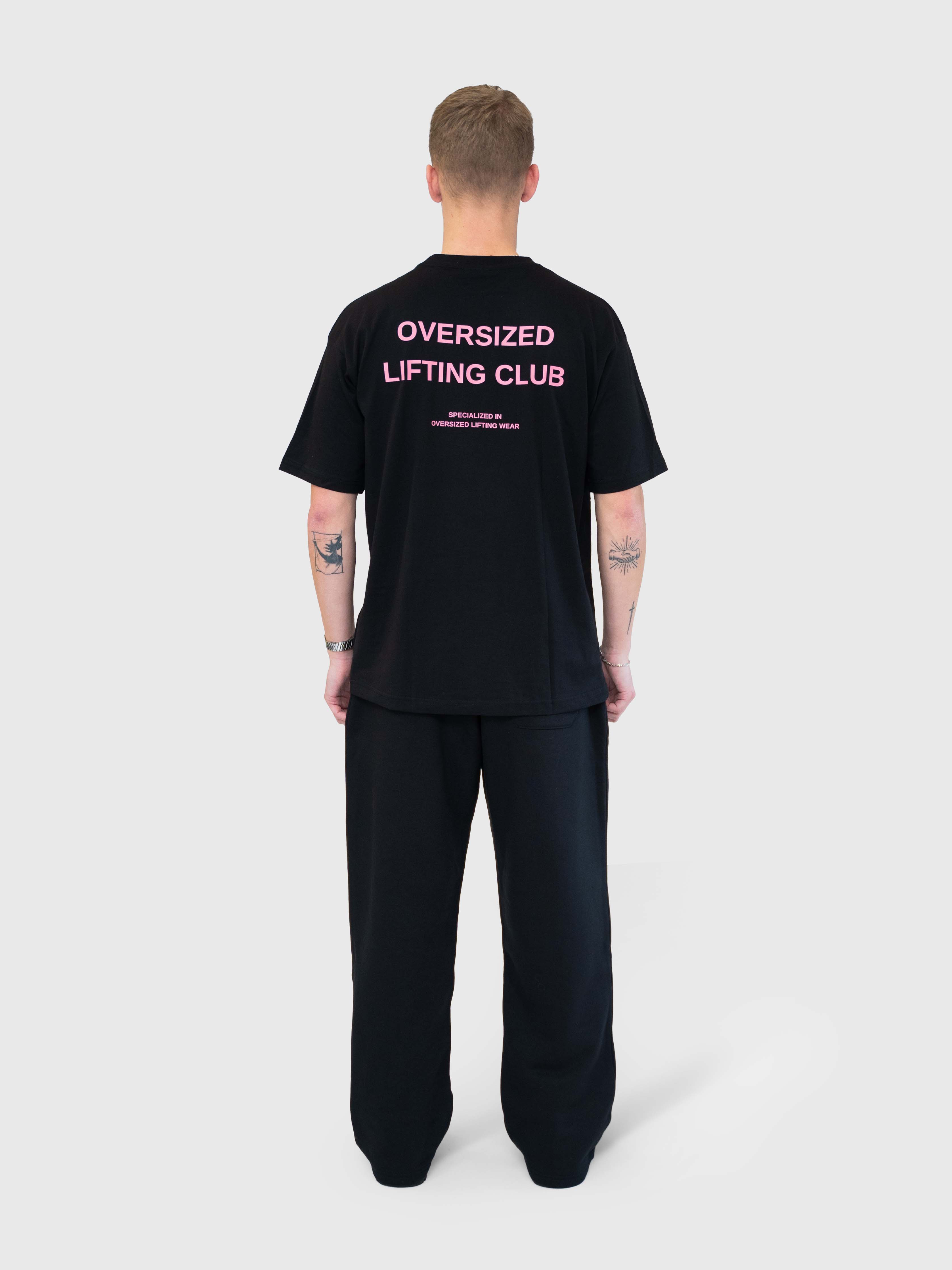 Confidence Straight Sweatpants - Black/White