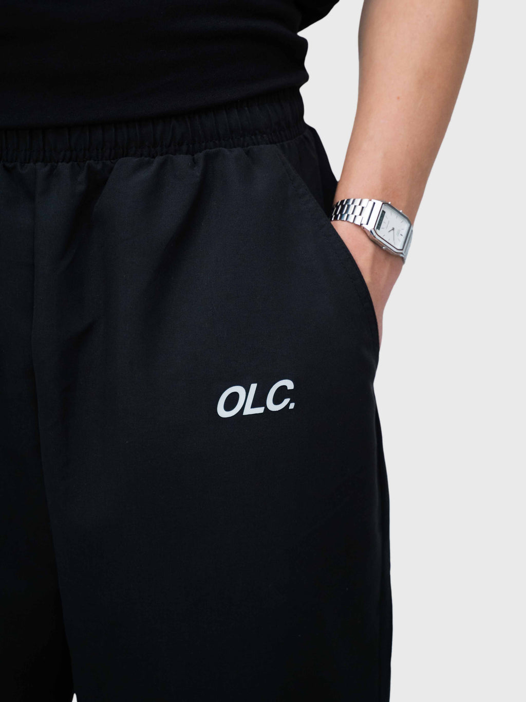 Logo Core Pants - Black/White