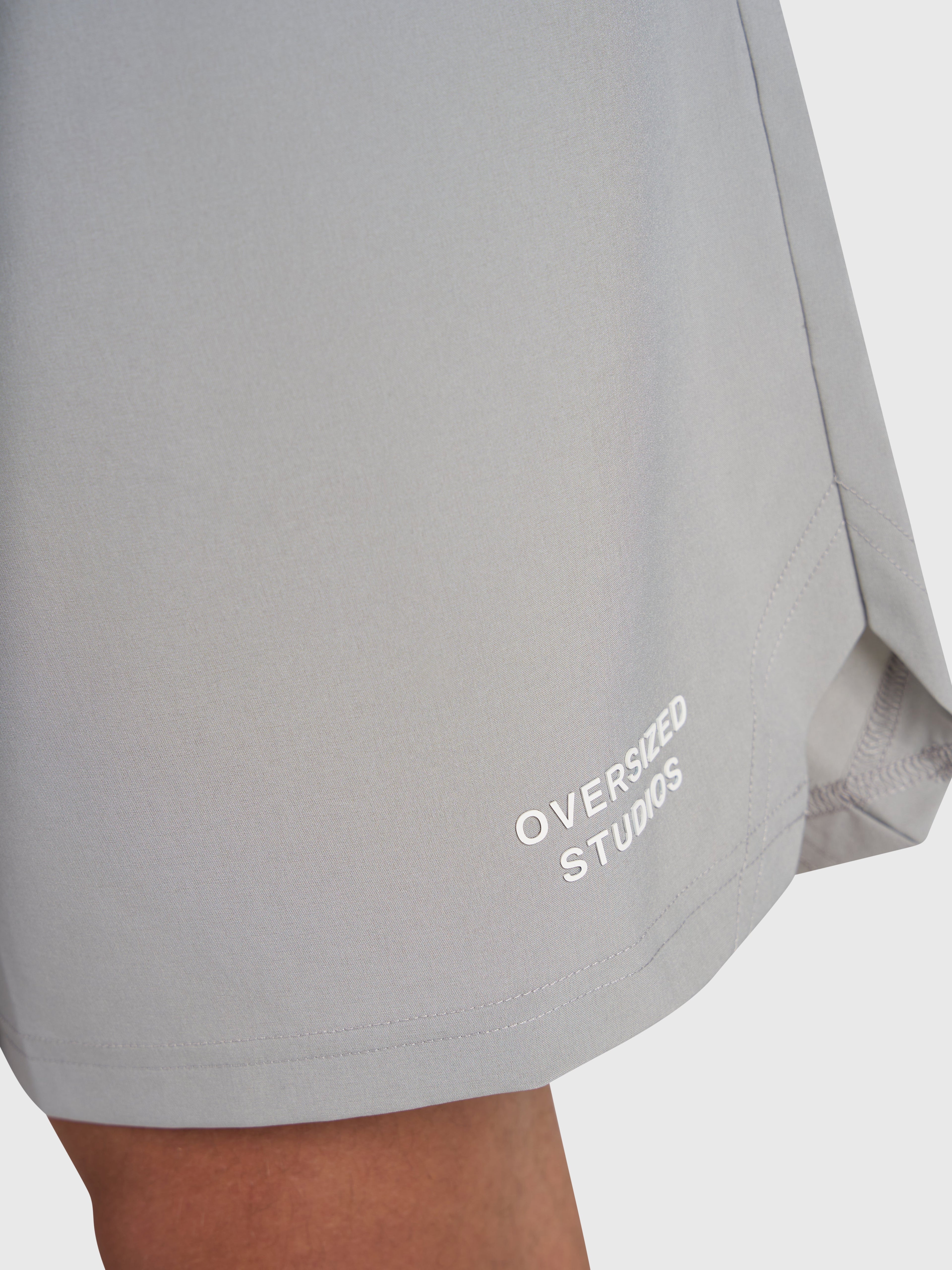 Confidence V2 Tech Shorts - Grey/White