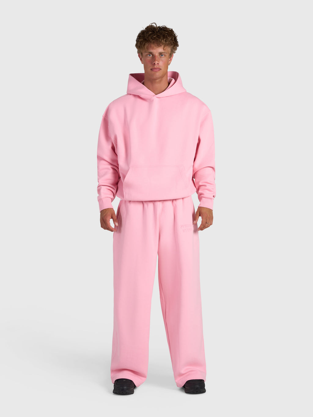 Confidence V2 Hoodie - Pink/White