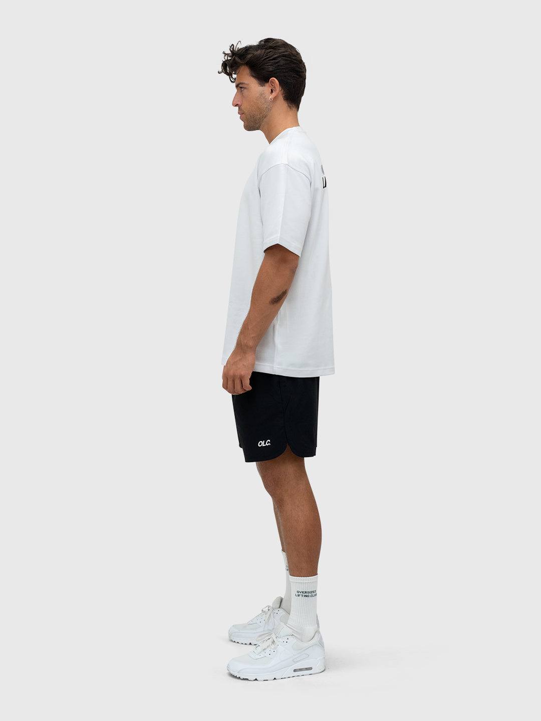 Interlock Stamina Box Tee - White/Black