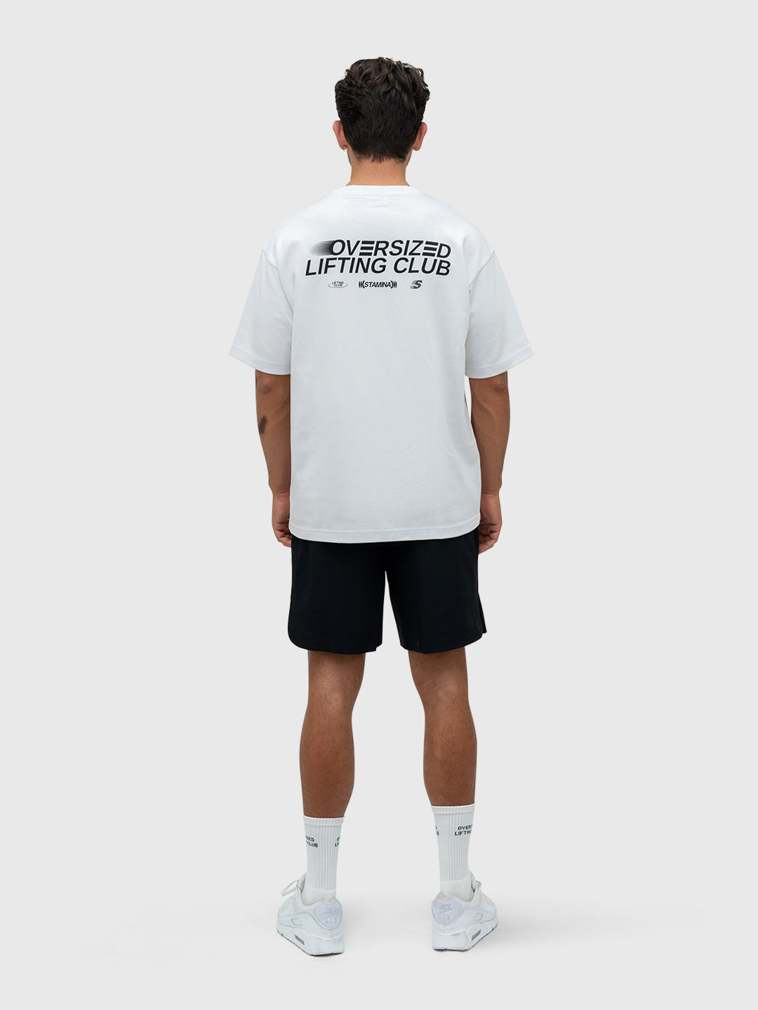 Interlock Stamina Box Tee - White/Black