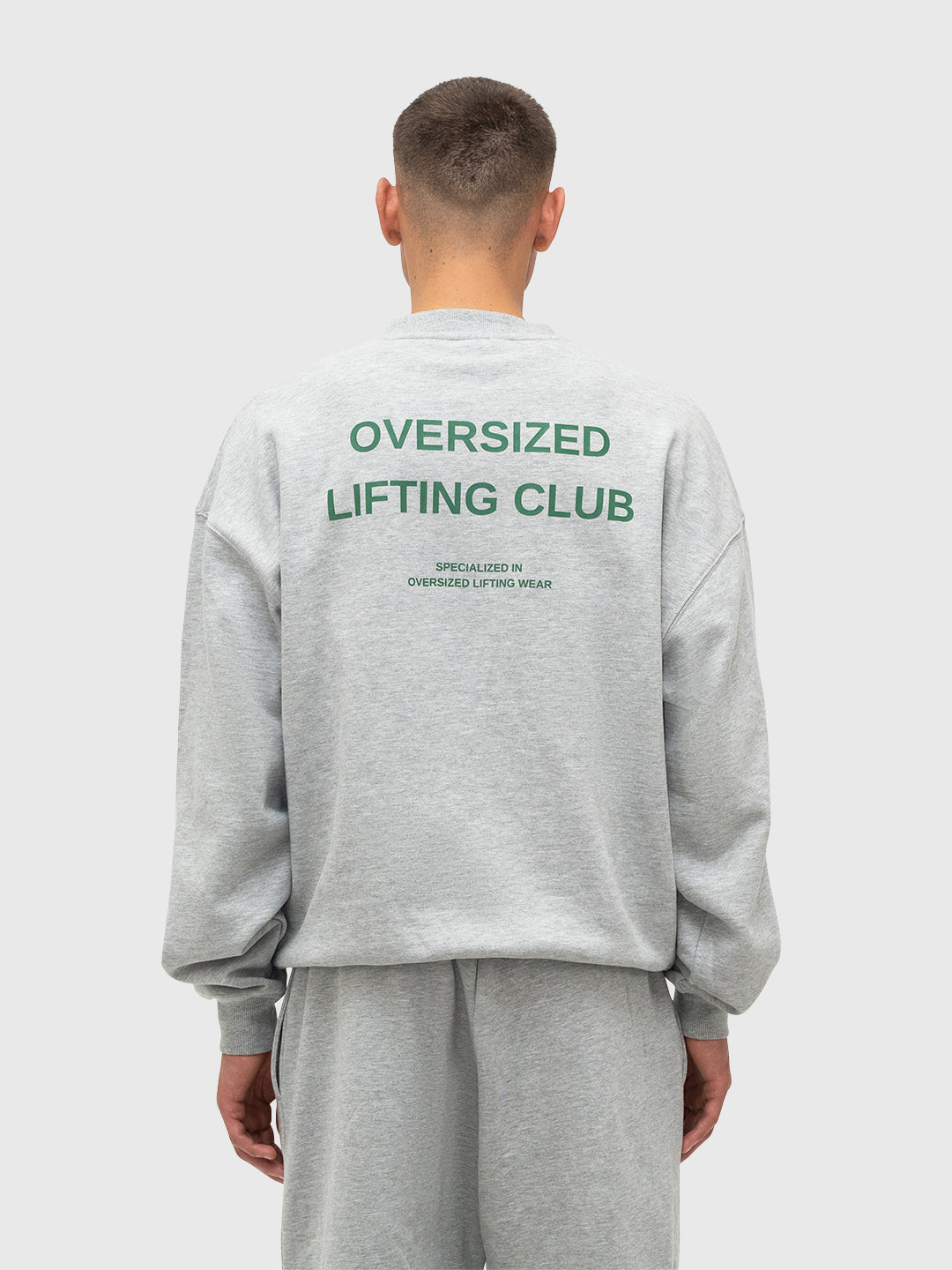 Confidence Sweatshirt - Heather Grey/Forest
