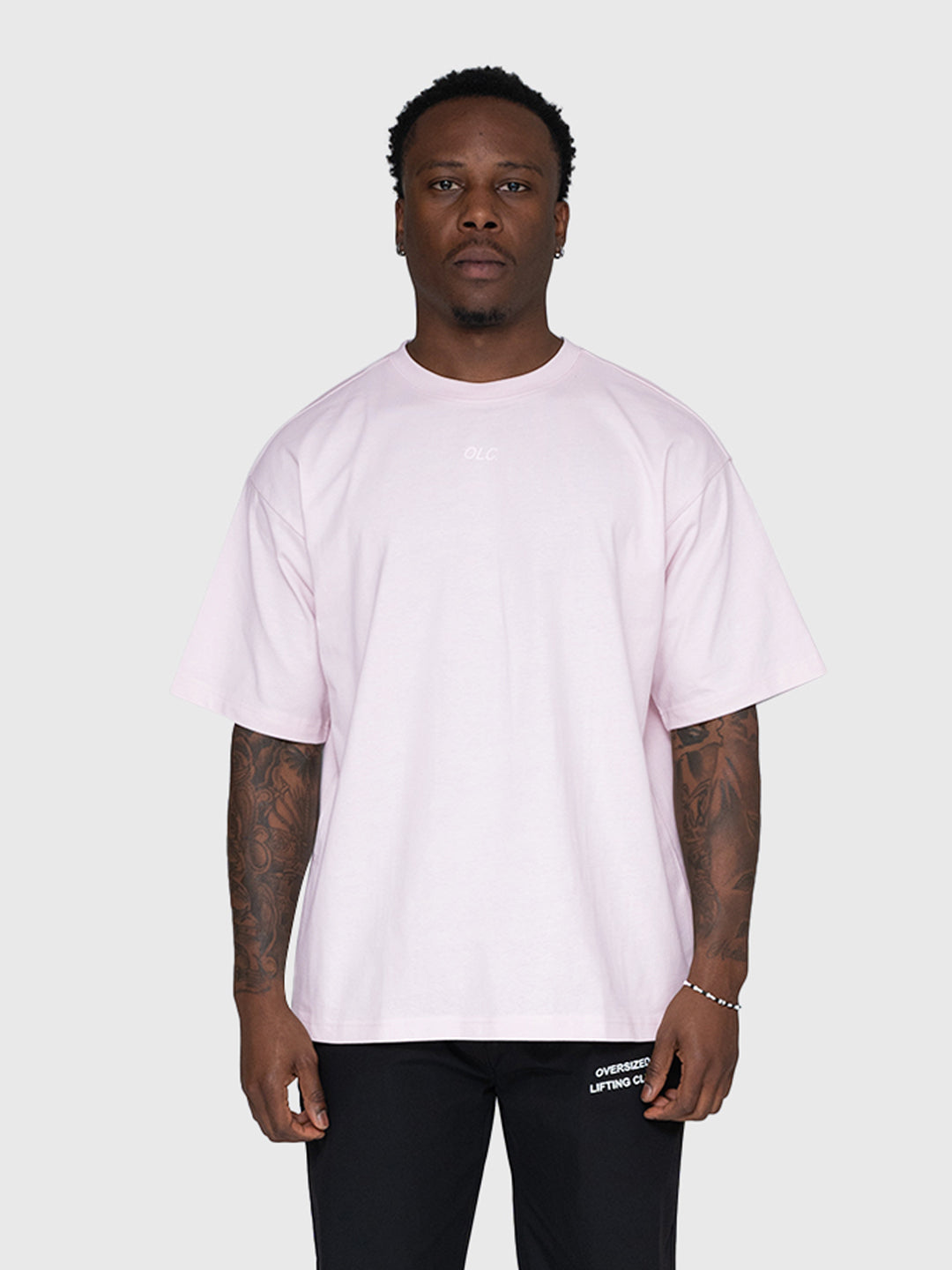 Confidence Heavyweight Box Tee - Pink/White