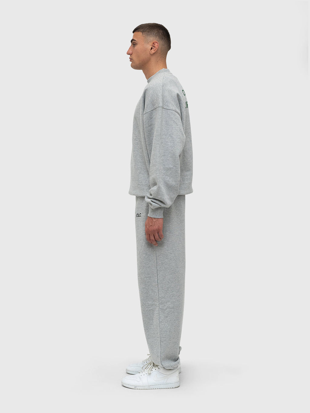 Confidence Sweatshirt - Heather Grey/Forest