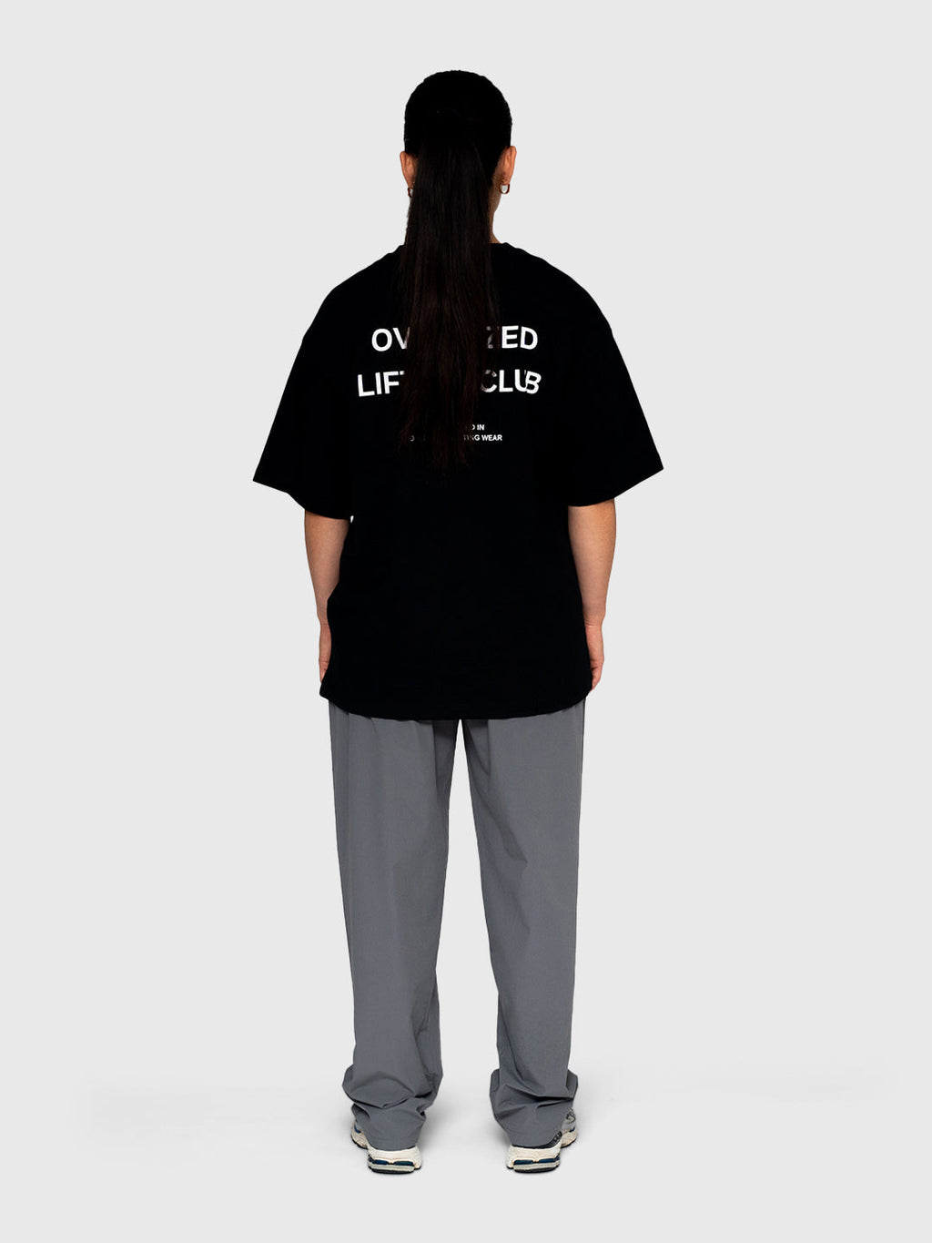 Logo Tech Pants - Charcoal/White