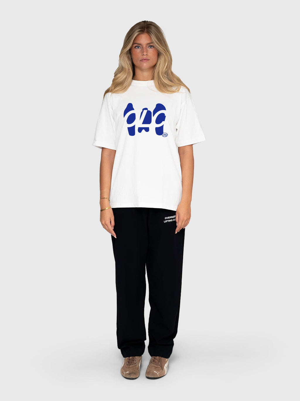 OLC Radiation Box Tee - White/Blue