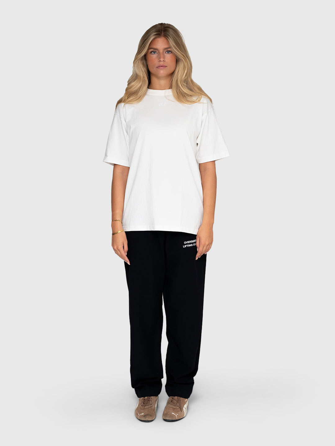 Confidence Box Tee - Cream/Forest