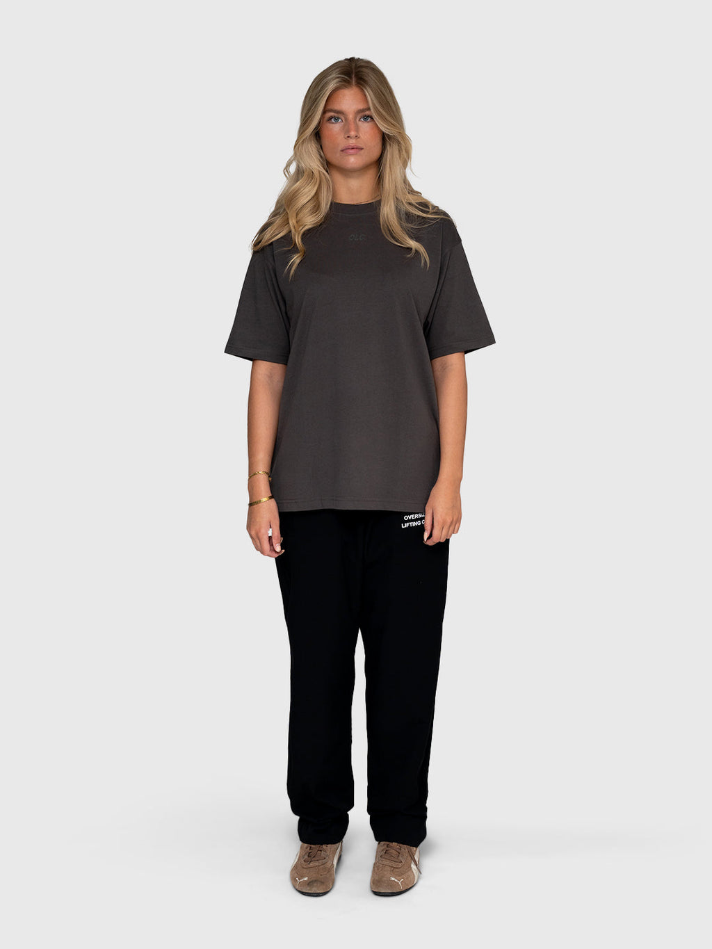 Confidence Box Tee - Steel/Black