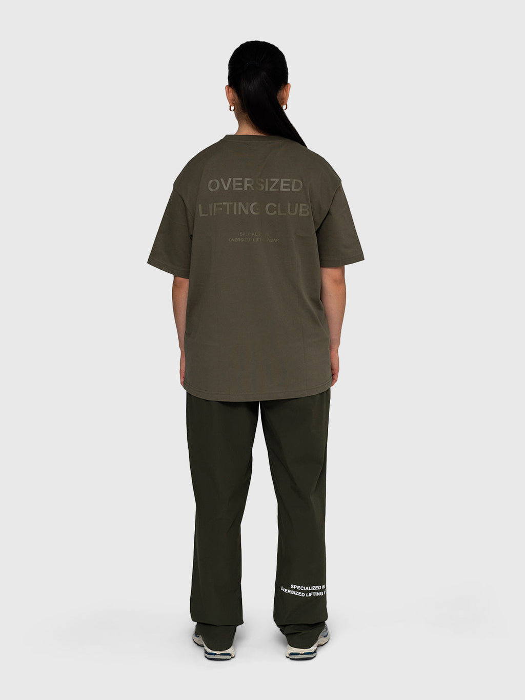 Confidence Tech Pants - Khaki Green/White