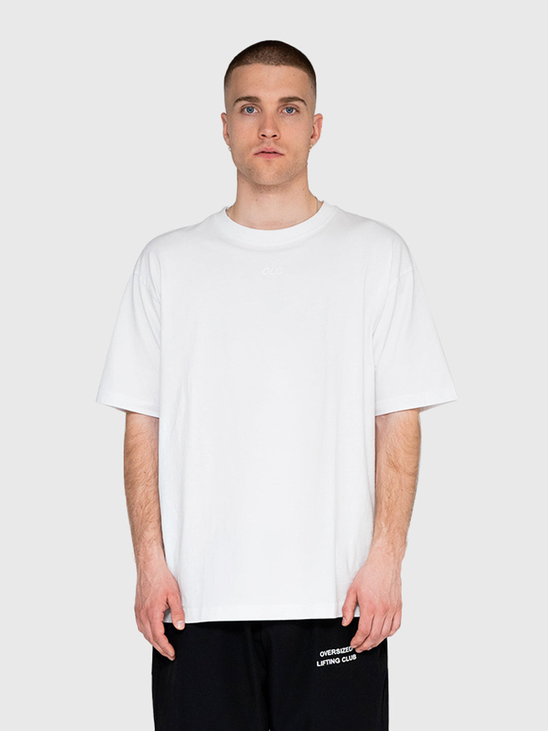 Logo Box Tee - White/Black