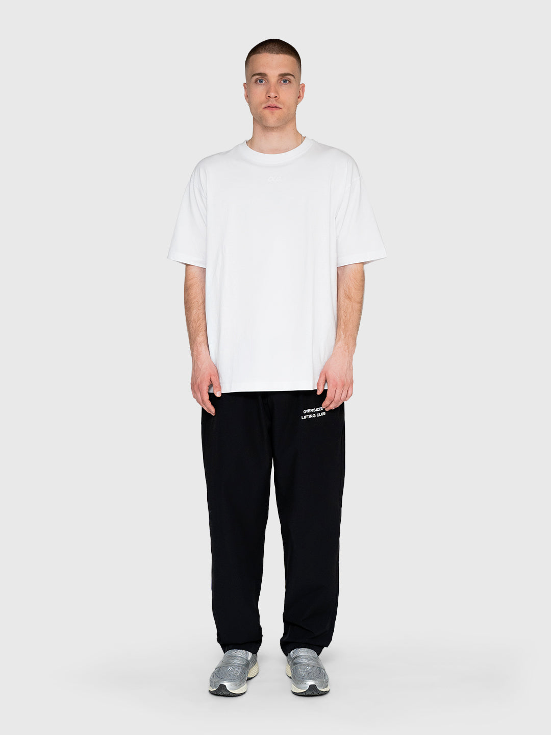 Logo Box Tee - White/Black