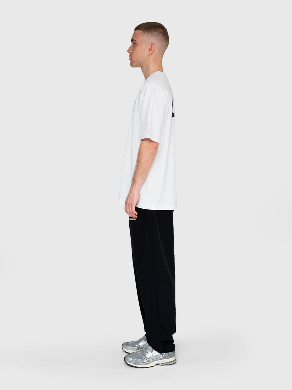 Logo Box Tee - White/Black