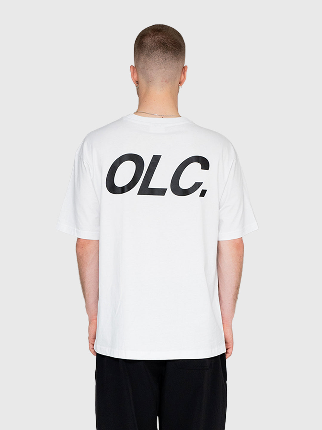 Logo Box Tee - White/Black