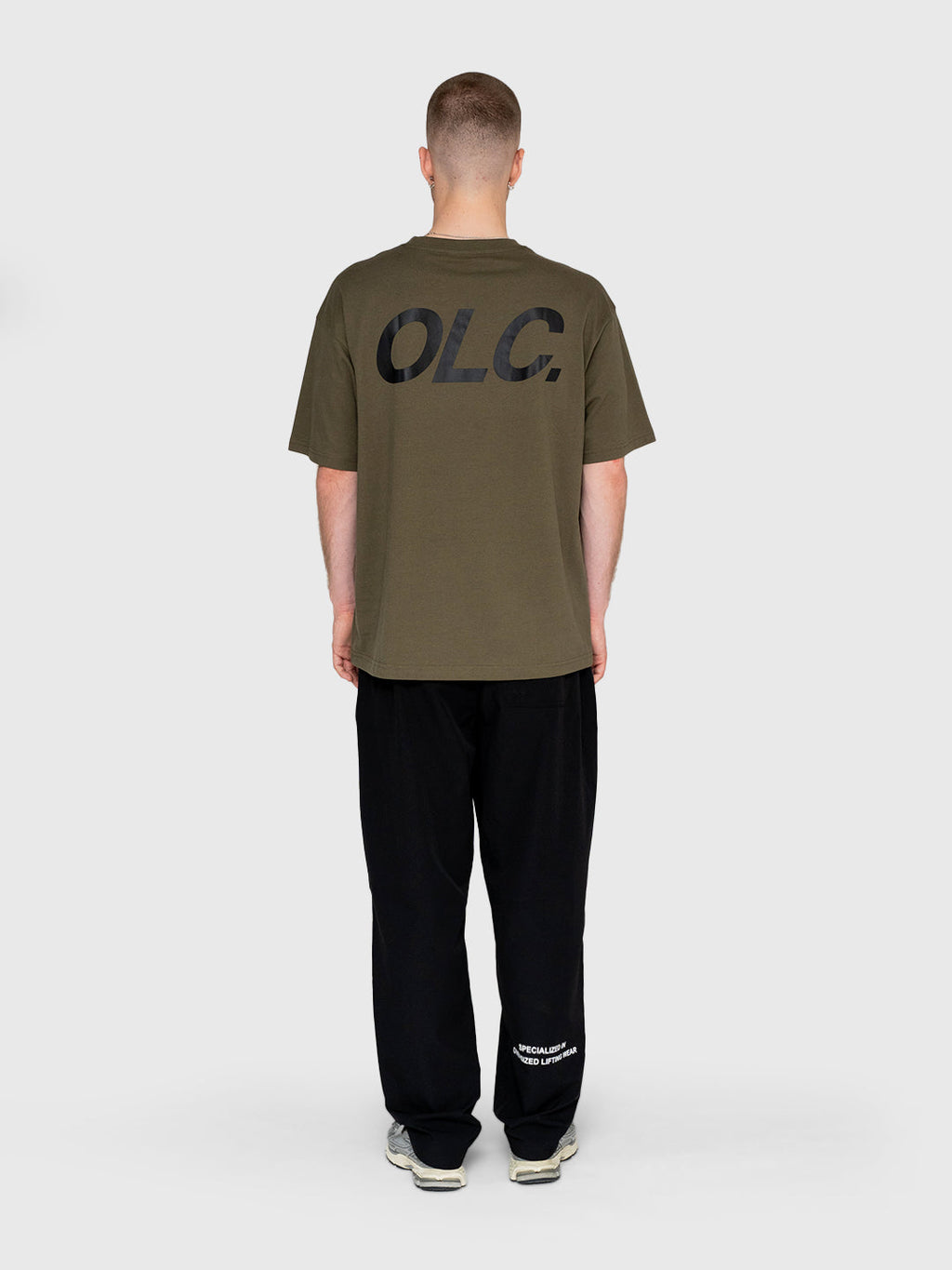 Logo Box Tee - Army/Black