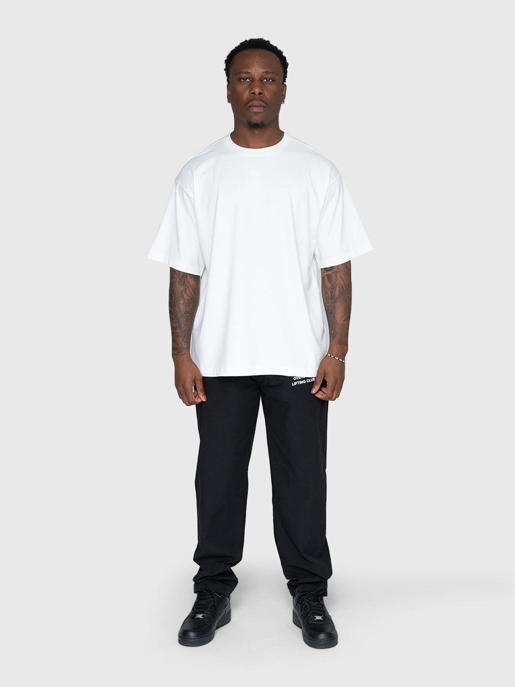 Logo Heavyweight Box Tee - White/Black