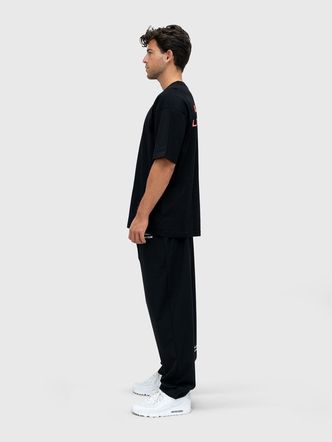 Confidence Box Tee - Black/Pink