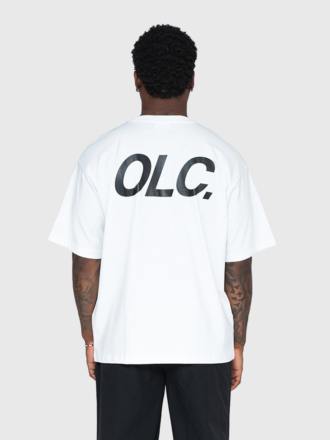 Logo Heavyweight Box Tee - White/Black