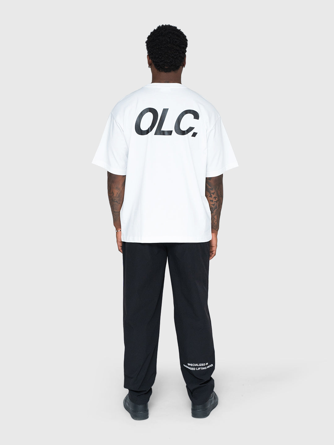 Logo Heavyweight Box Tee - White/Black