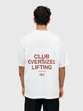 Consistency Box Tee - Cream/Burgundy
