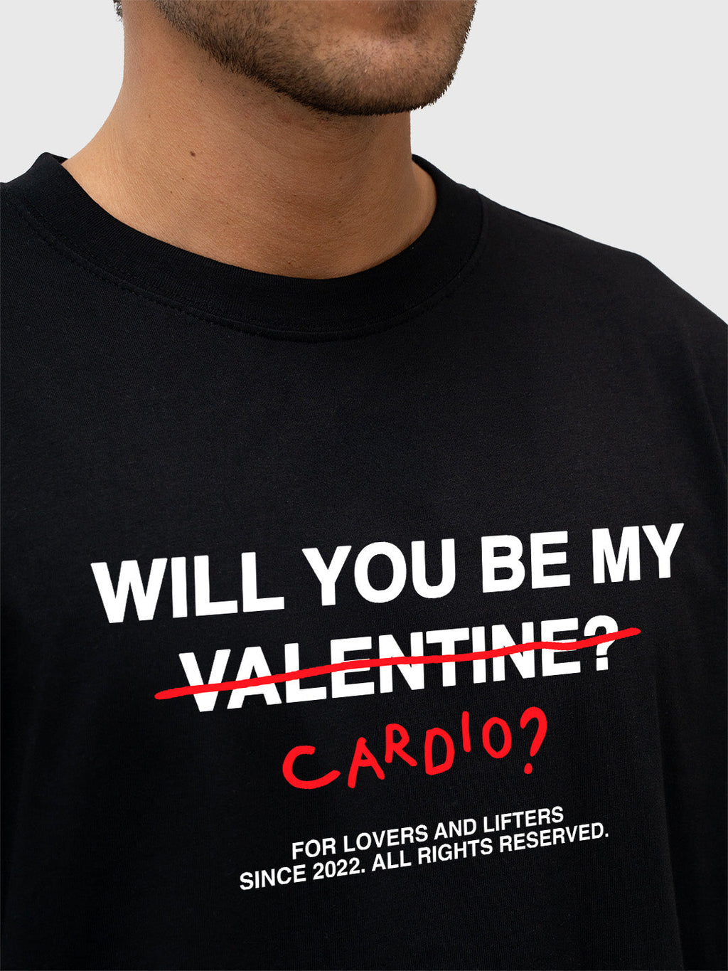 Cardio Box Tee - Black/White