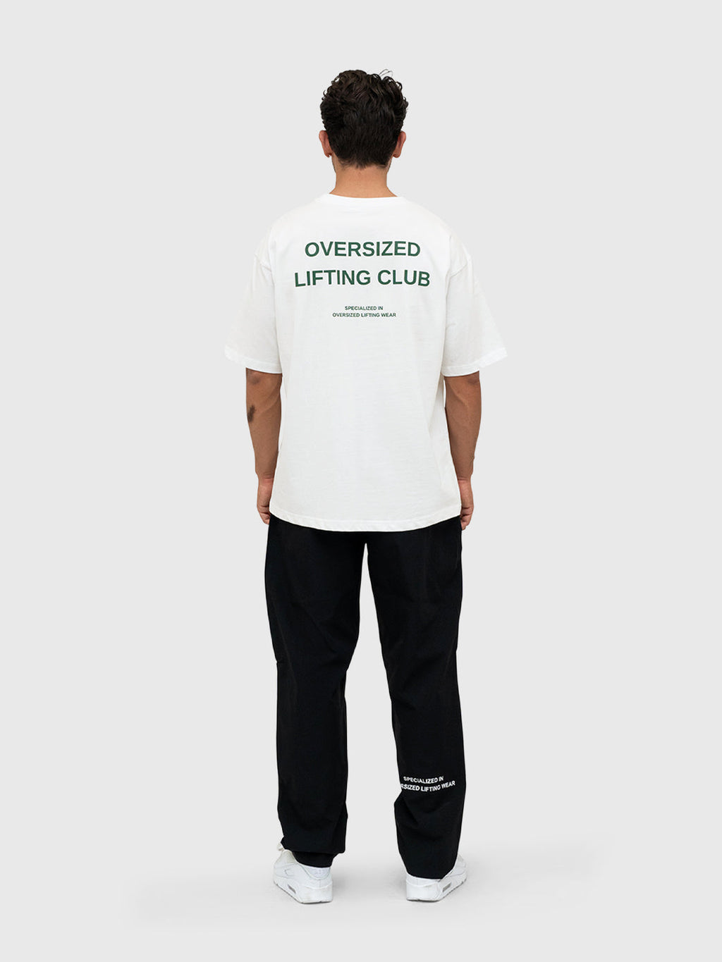 Confidence Box Tee - Cream/Forest