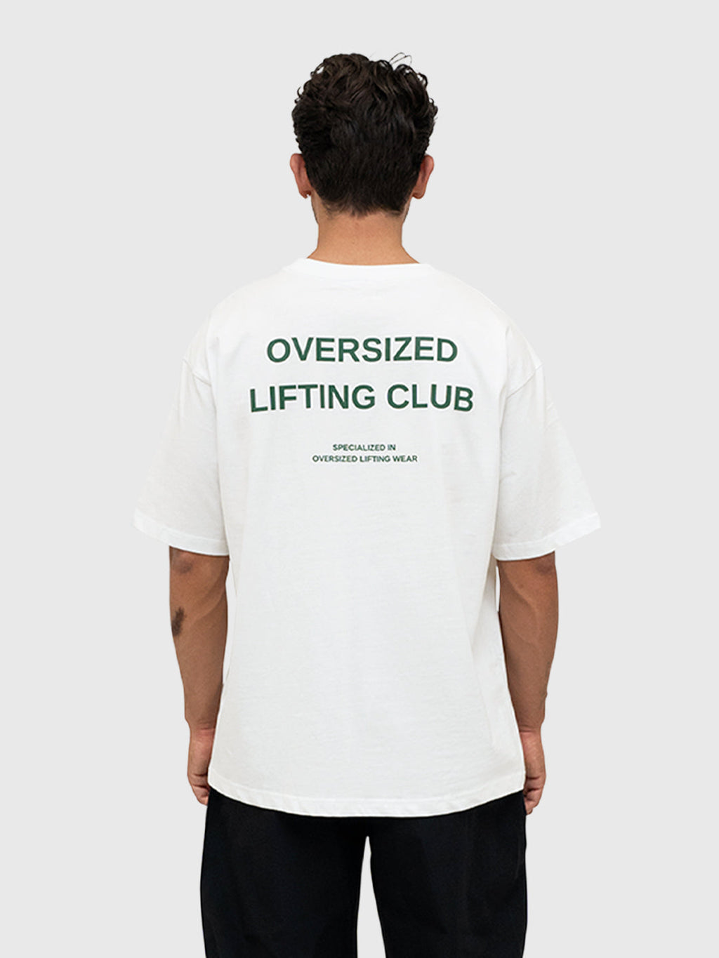 Confidence Box Tee - Cream/Forest