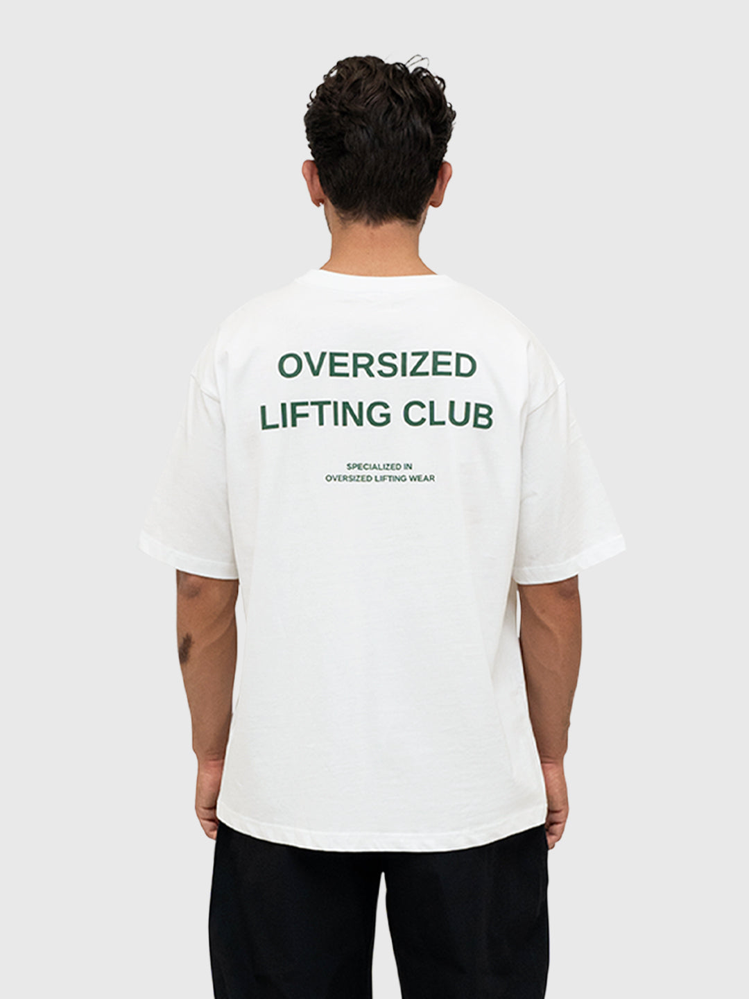 Confidence Box Tee - Cream/Forest