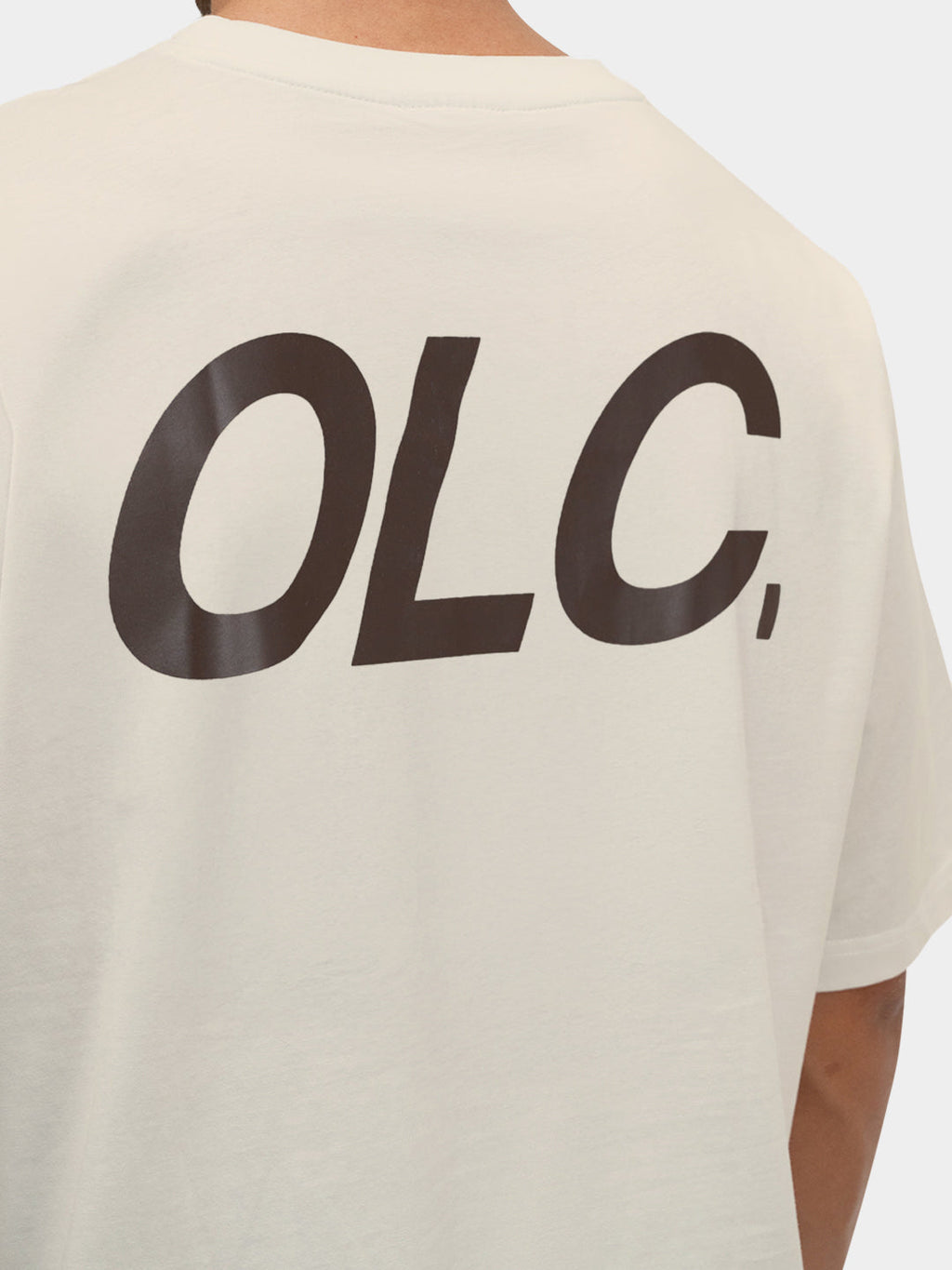 Logo Box Tee - Beige/Brown