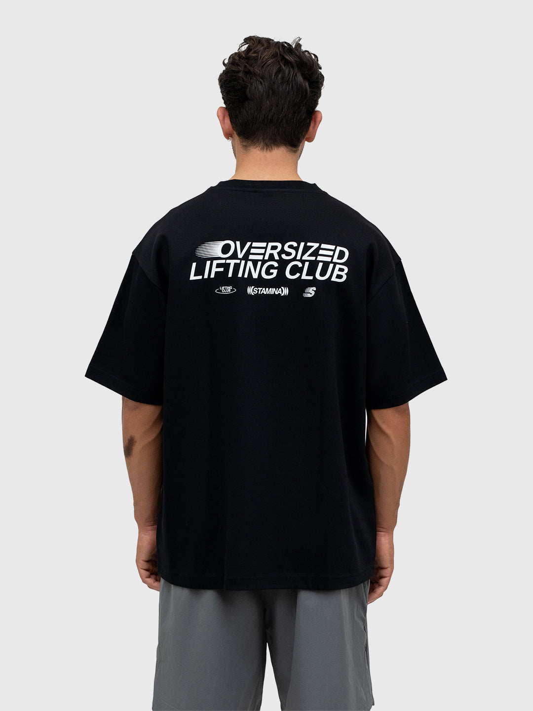 Interlock Stamina Box Tee - Black/White