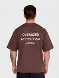 Confidence Box Tee - Brown/White