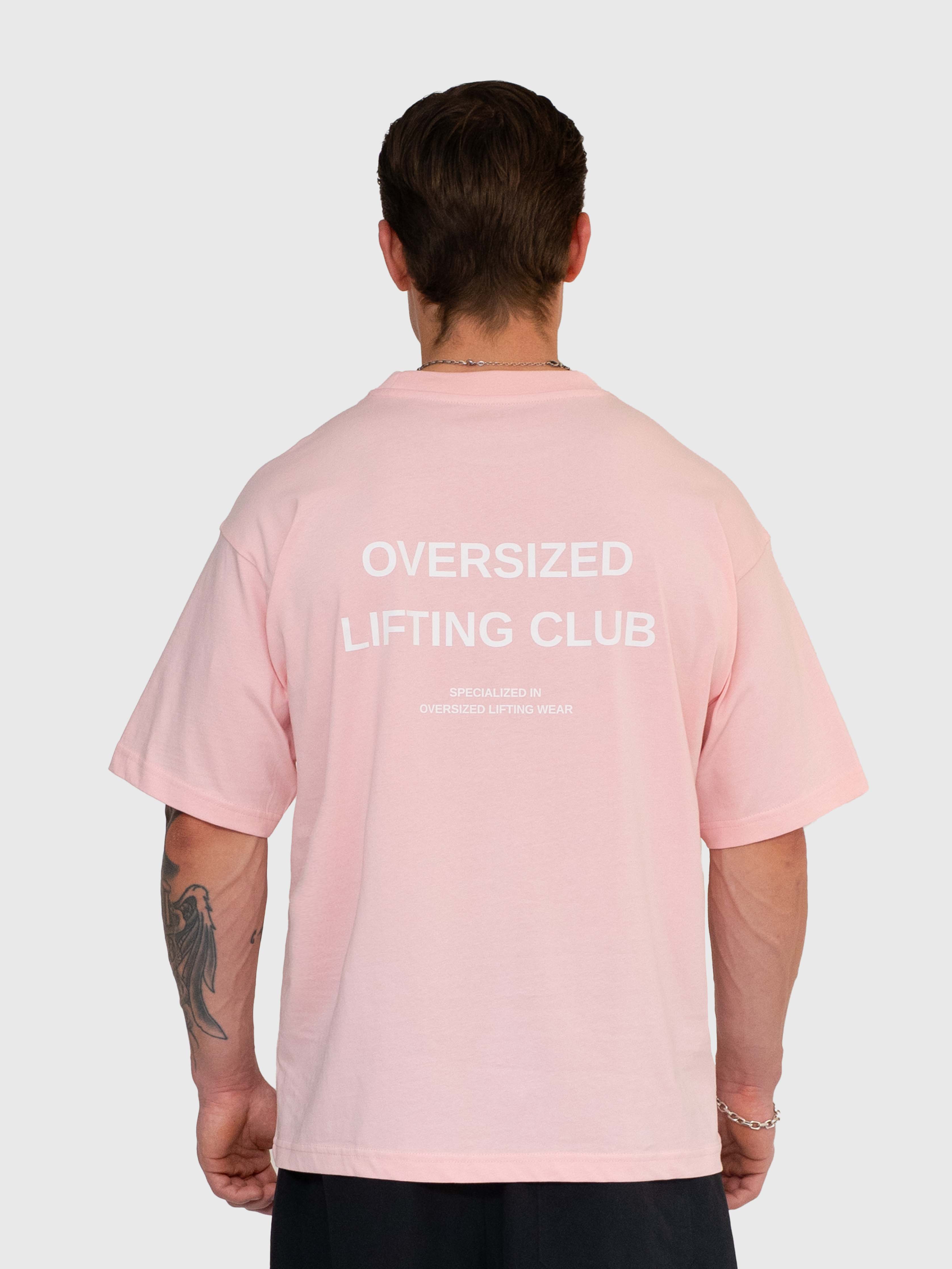 Confidence Box Tee - Pink/White