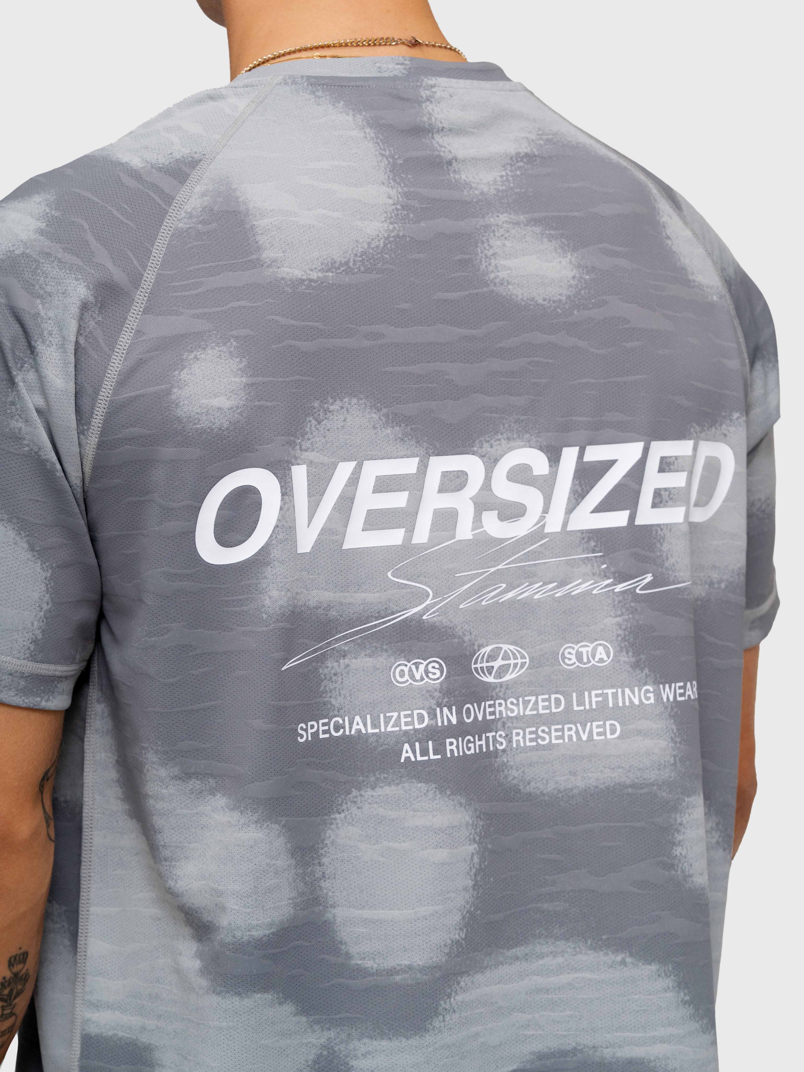 Logo Active Tee - Grey/White