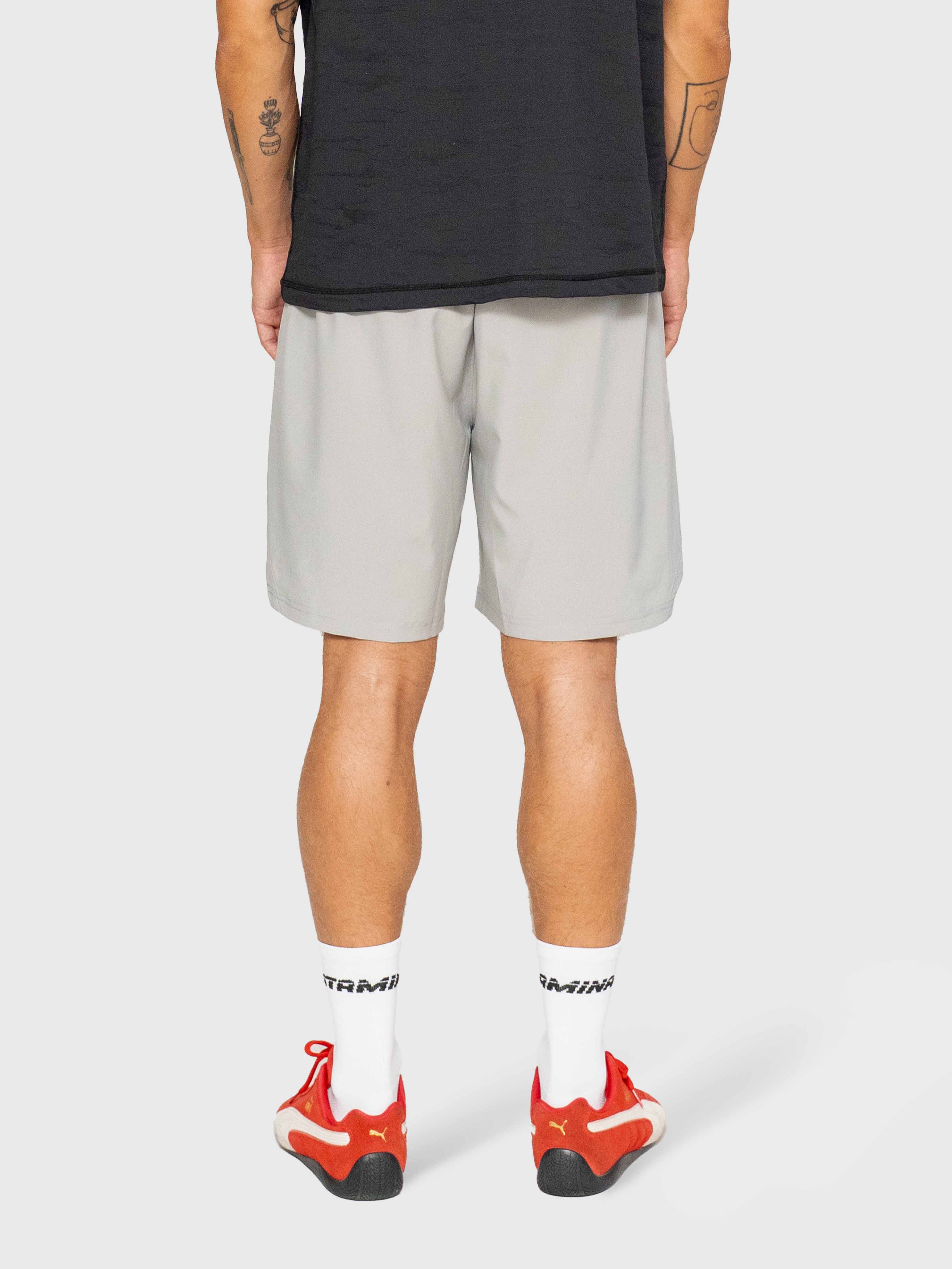 Confidence Tech Shorts 2.0 - Neutral Grey/White