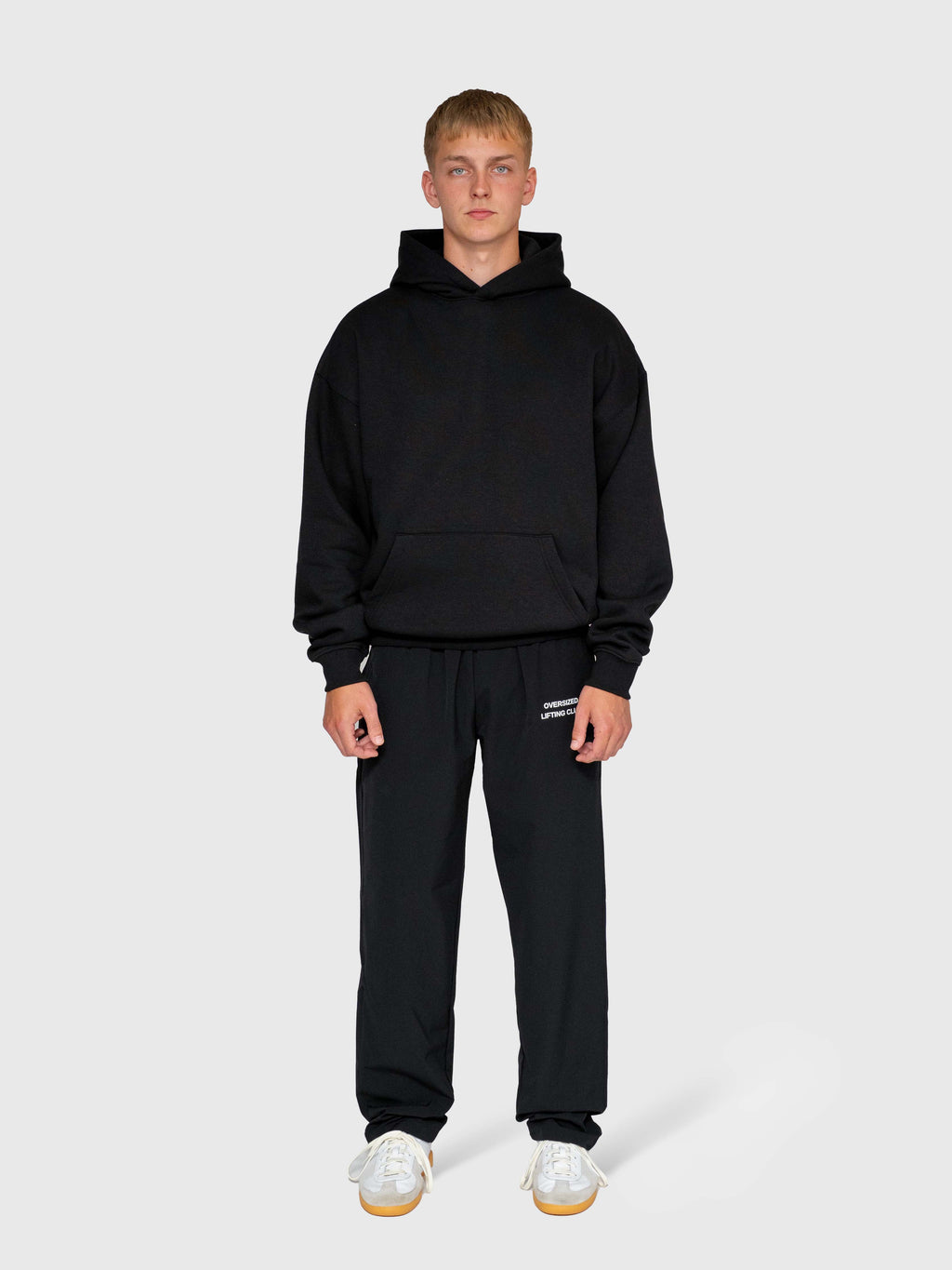 Long Run Hoodie - Black/White