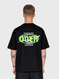 Over box tee - Black/Neon