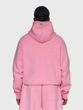 Cloud Raglan Hoodie - Pink