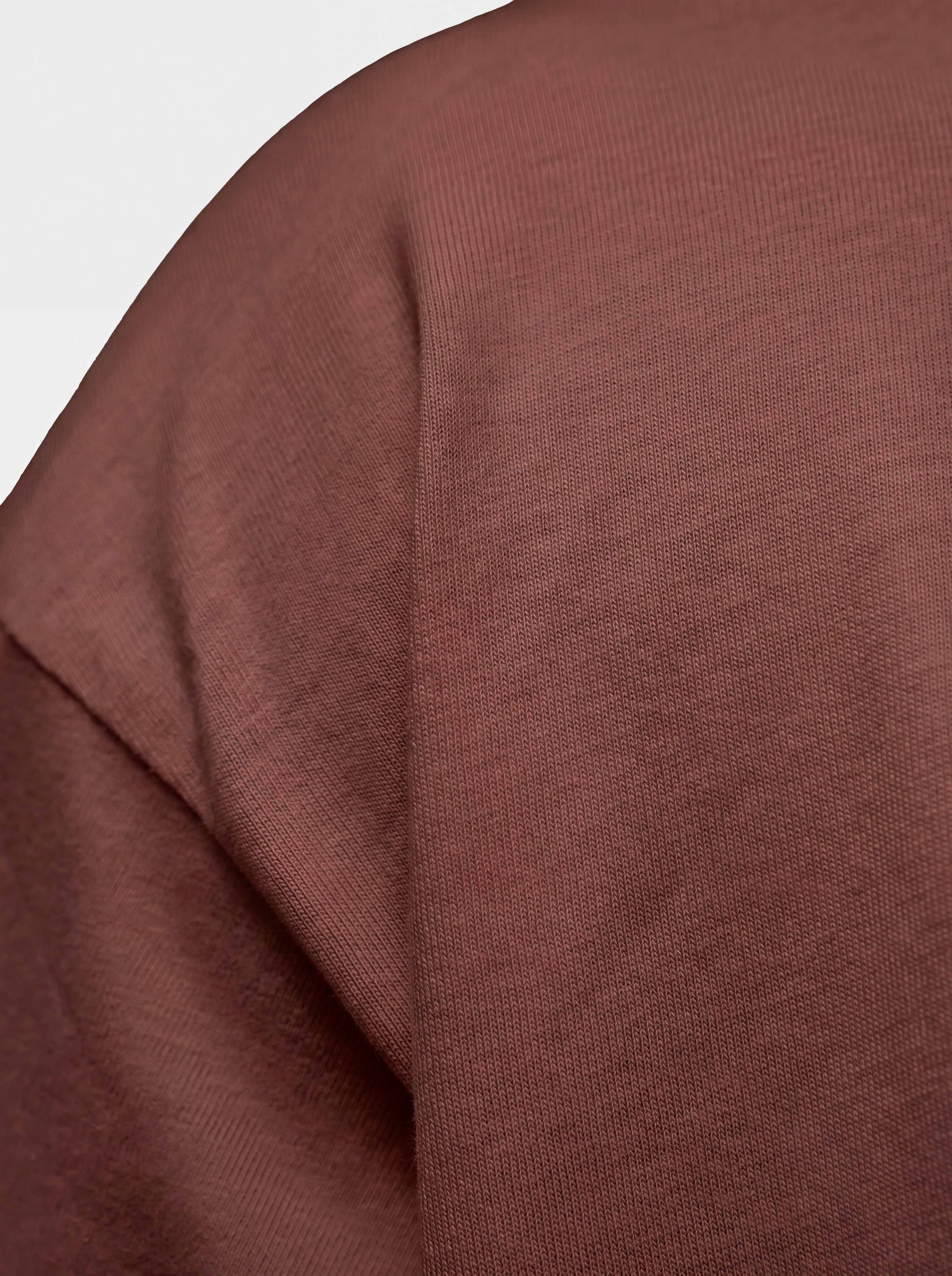 Confidence Box Tee - Brown/White